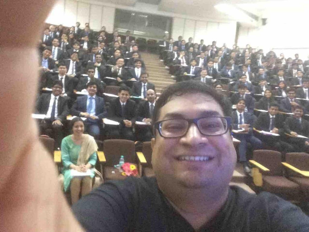 selfie at IIT Bombay